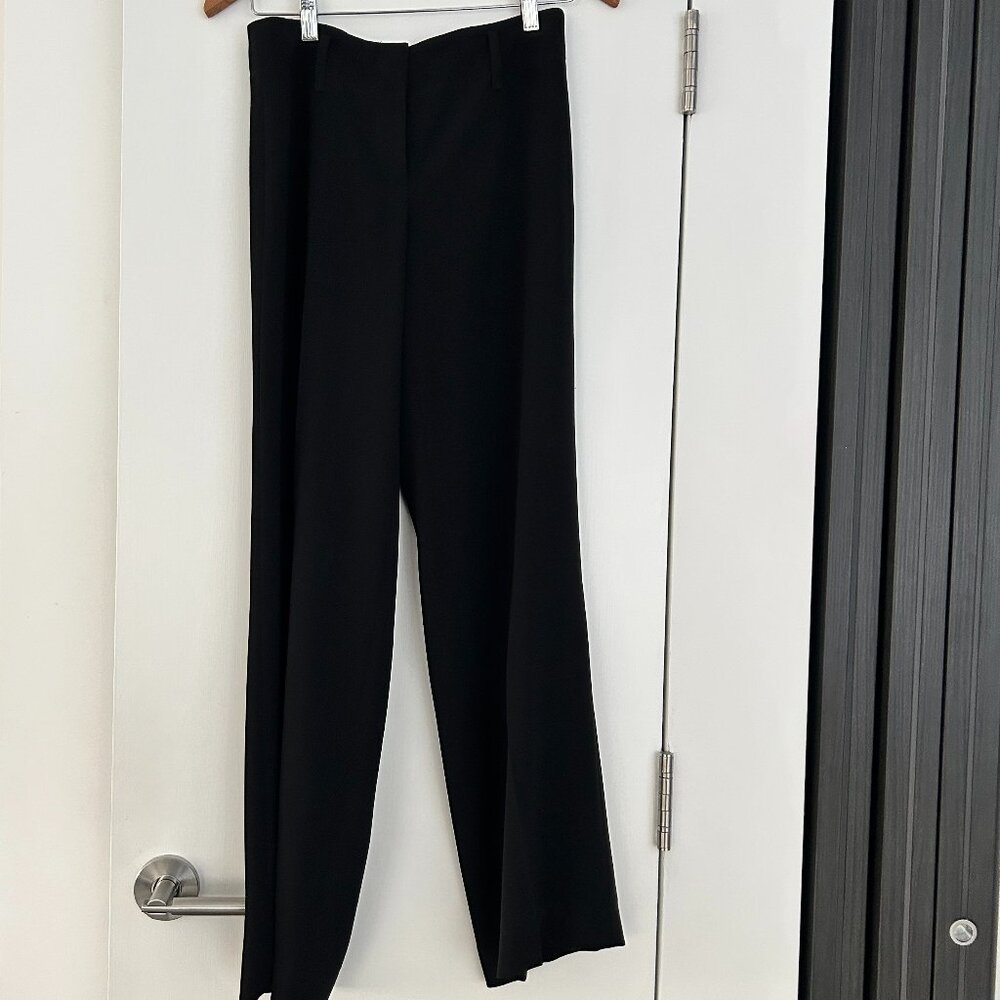 Hugo Boss Teresa4 Black Dress Pants | Triacetate Crepe | Made in Turkey Size 6